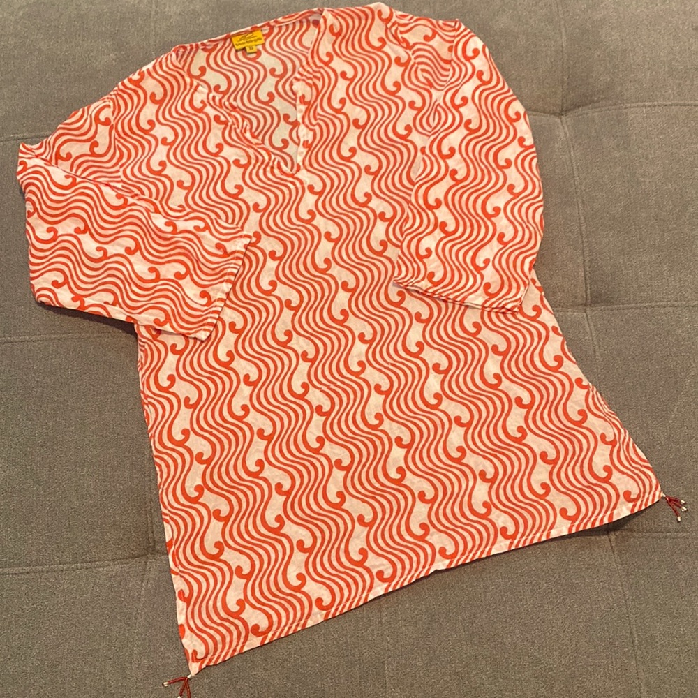 ROBERTA ROLLER RABBIT Cotton Swim Coverup - sz 10